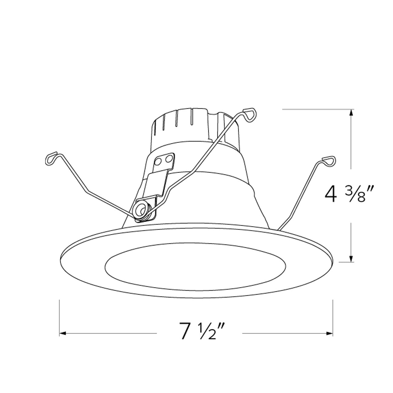 5/6" LED Round Recessed Insert