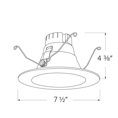 5/6" LED Round Recessed Insert