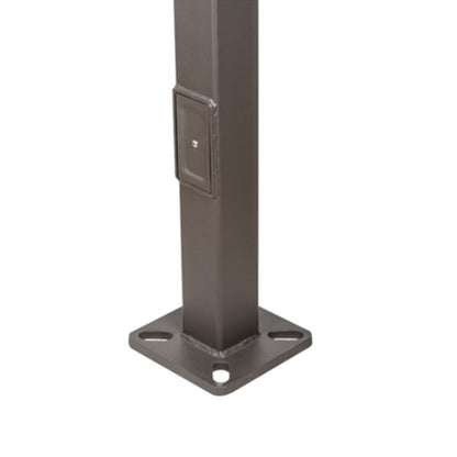 Square Steel Light Pole - 4in