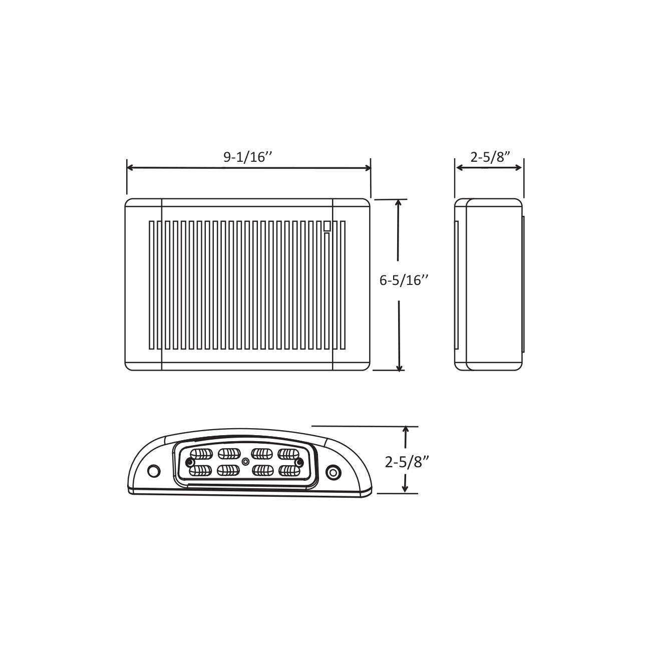 LED Full Cut-Off Wallpack with Emergency power