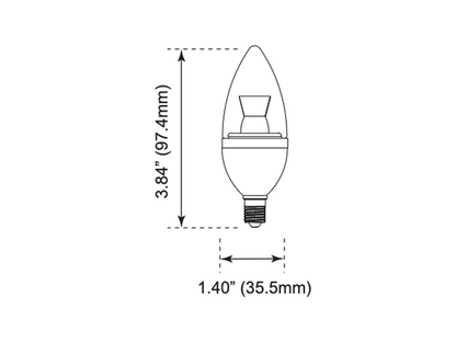 E12/4.5W/27K LED Lamp