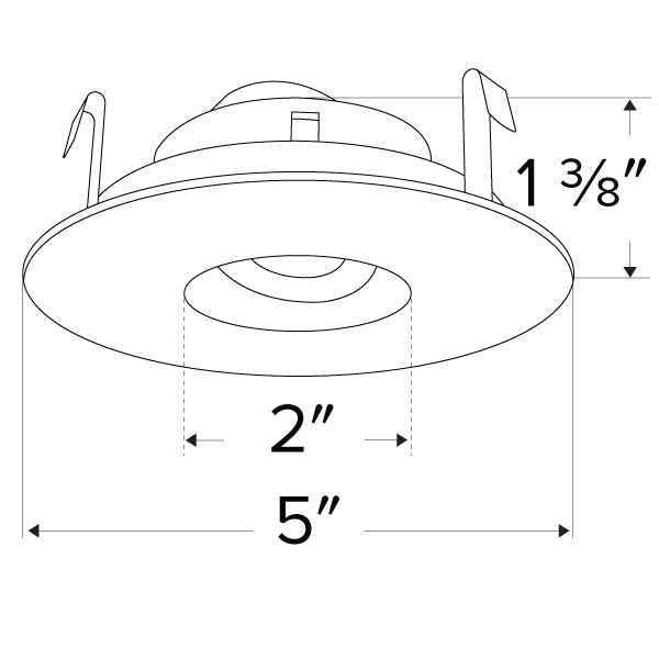 Pex™ 4" Round Adjustable Pinhole