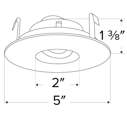 Pex™ 4" Round Adjustable Pinhole