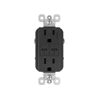 Receptacle: Ultra-Fast Plus USB C/C, TR, 15A