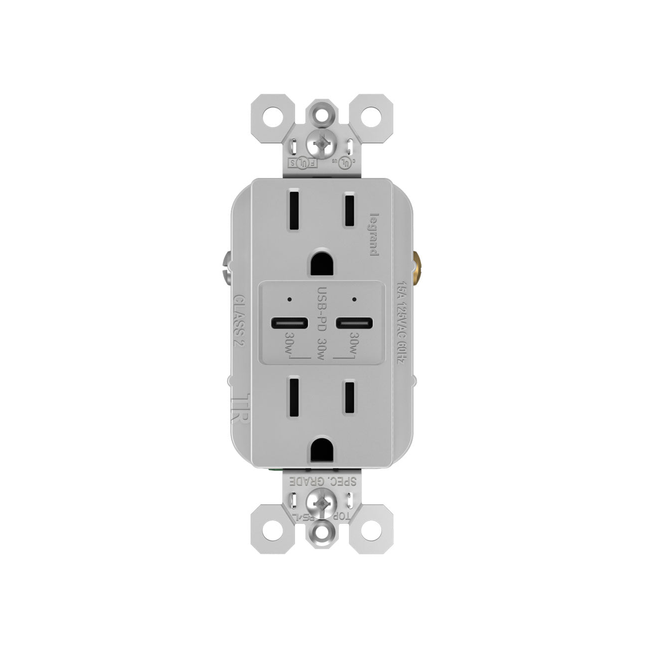 Receptacle: Ultra-Fast Plus USB C/C, TR, 15A