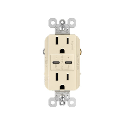 Receptacle: Ultra-Fast Plus USB C/C, TR, 15A