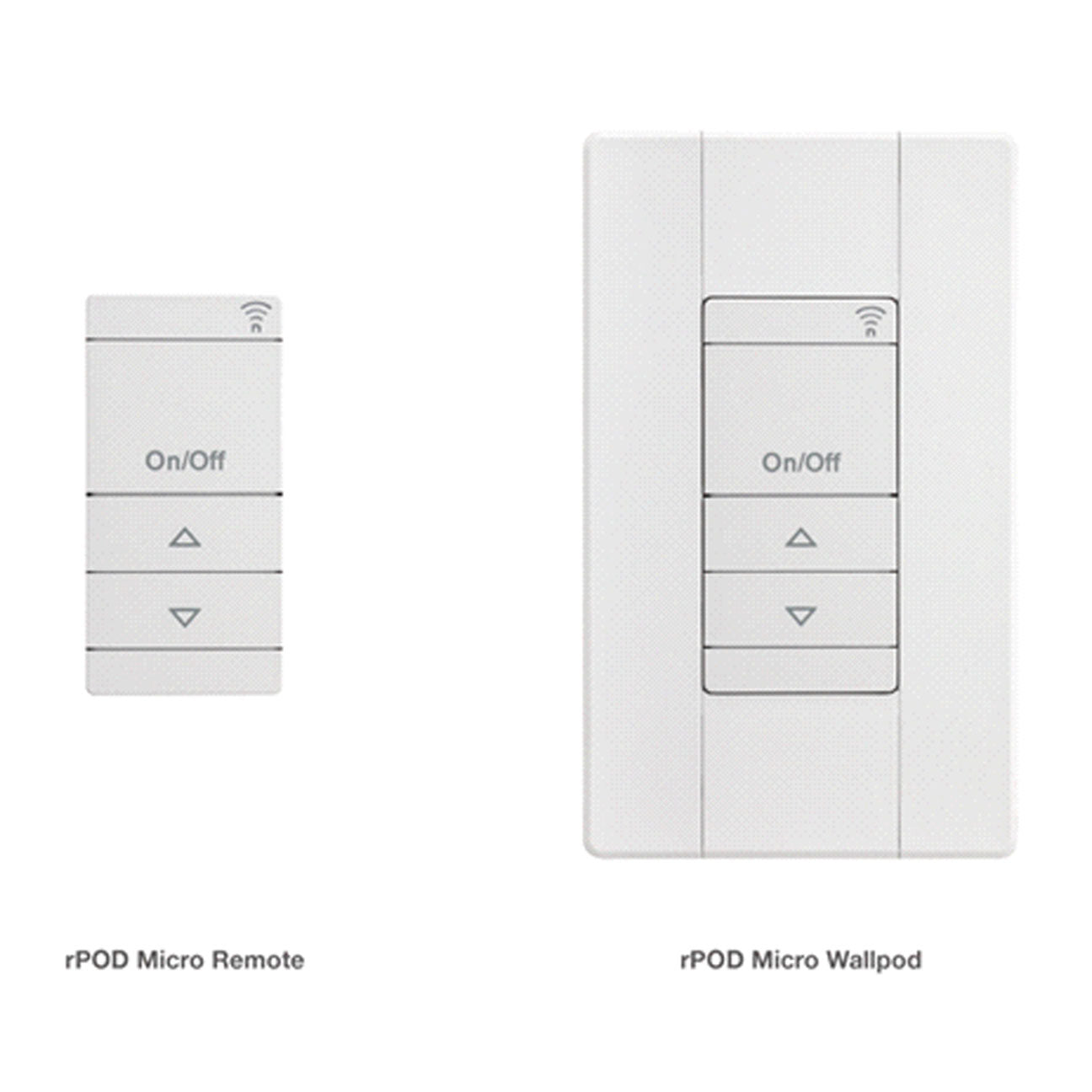 nLight® Wireless Battery Powered Micro Wall Switch - RPODU DX