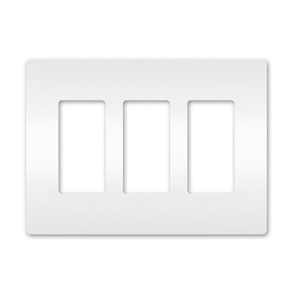 Wall plate: 3G Screwless Decora