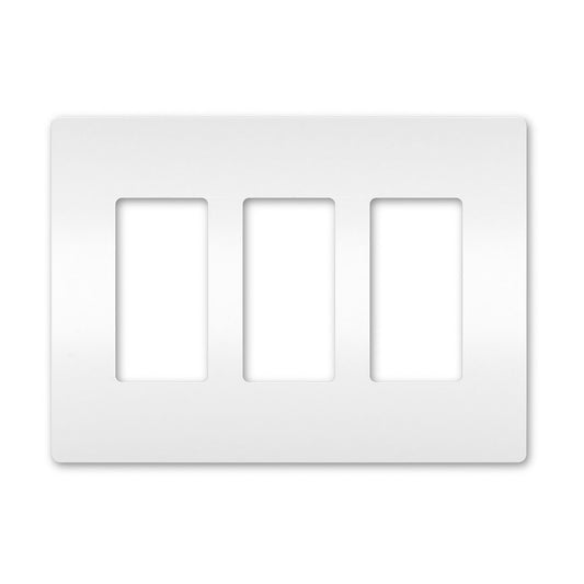 Wall plate: 3G Screwless Decora