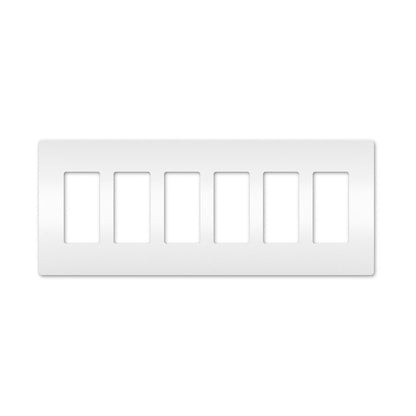 Wall plate: 6G Screwless Decora