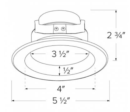 4" LED Reflector Insert – 5-CCT Selectable