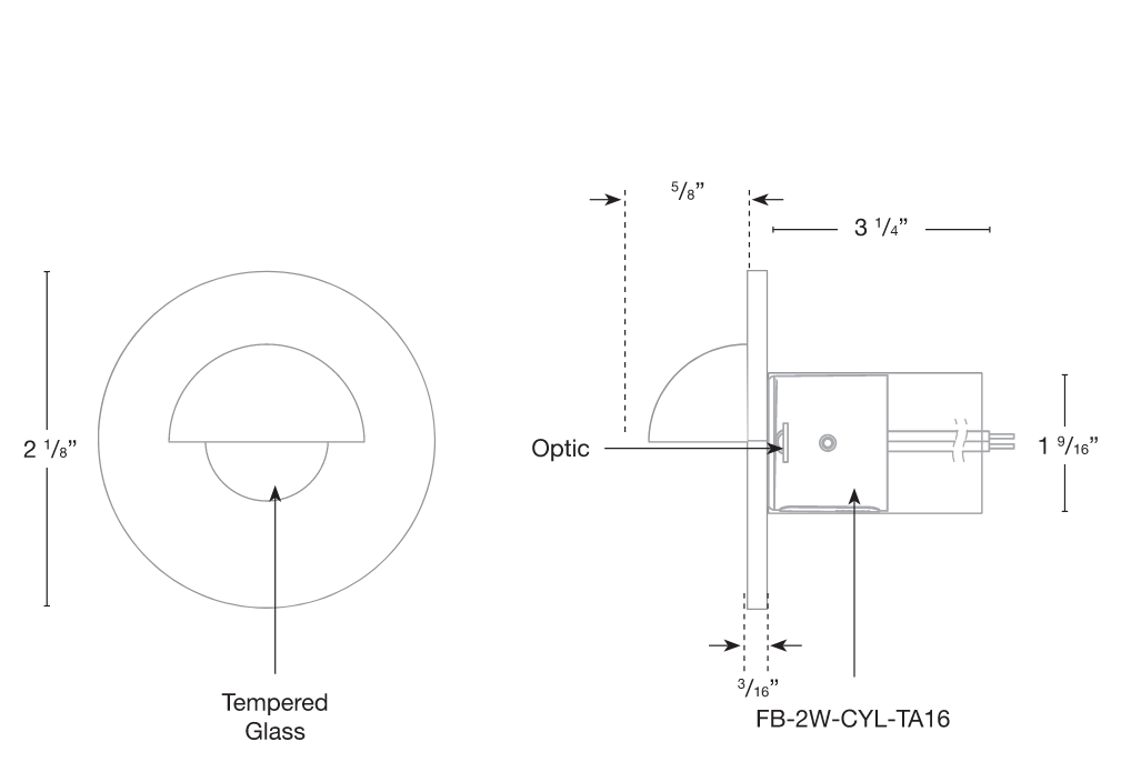 2" Decorative Recessed Accent Light