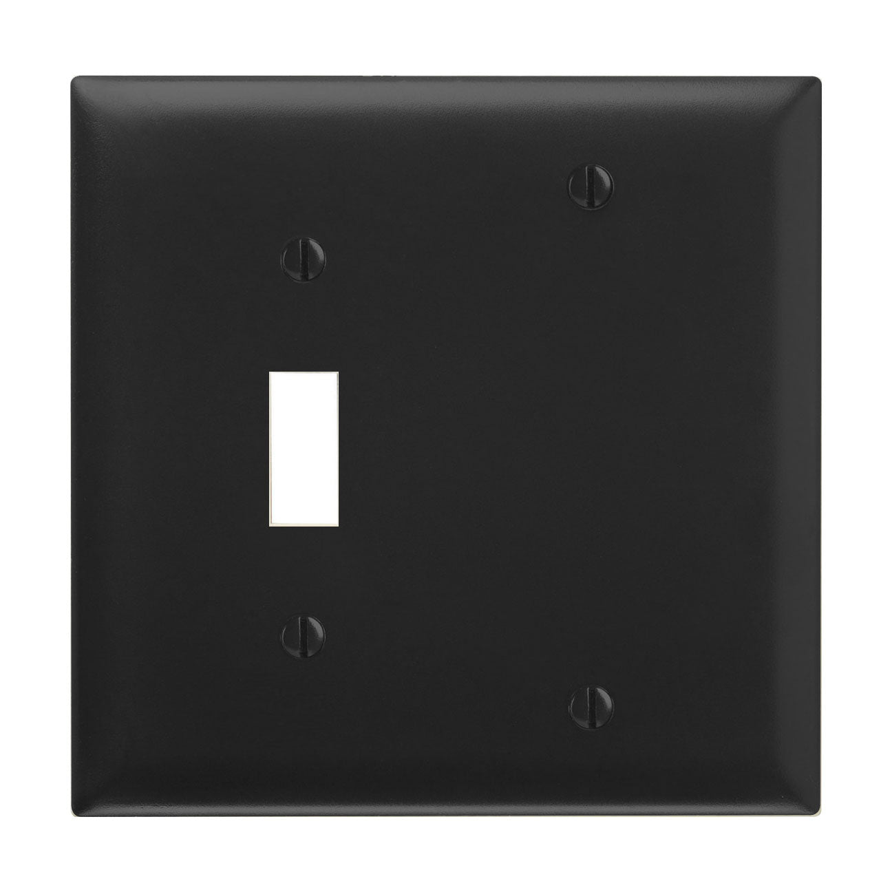 Wall plate: Combination 1 Toggle/1 Blank