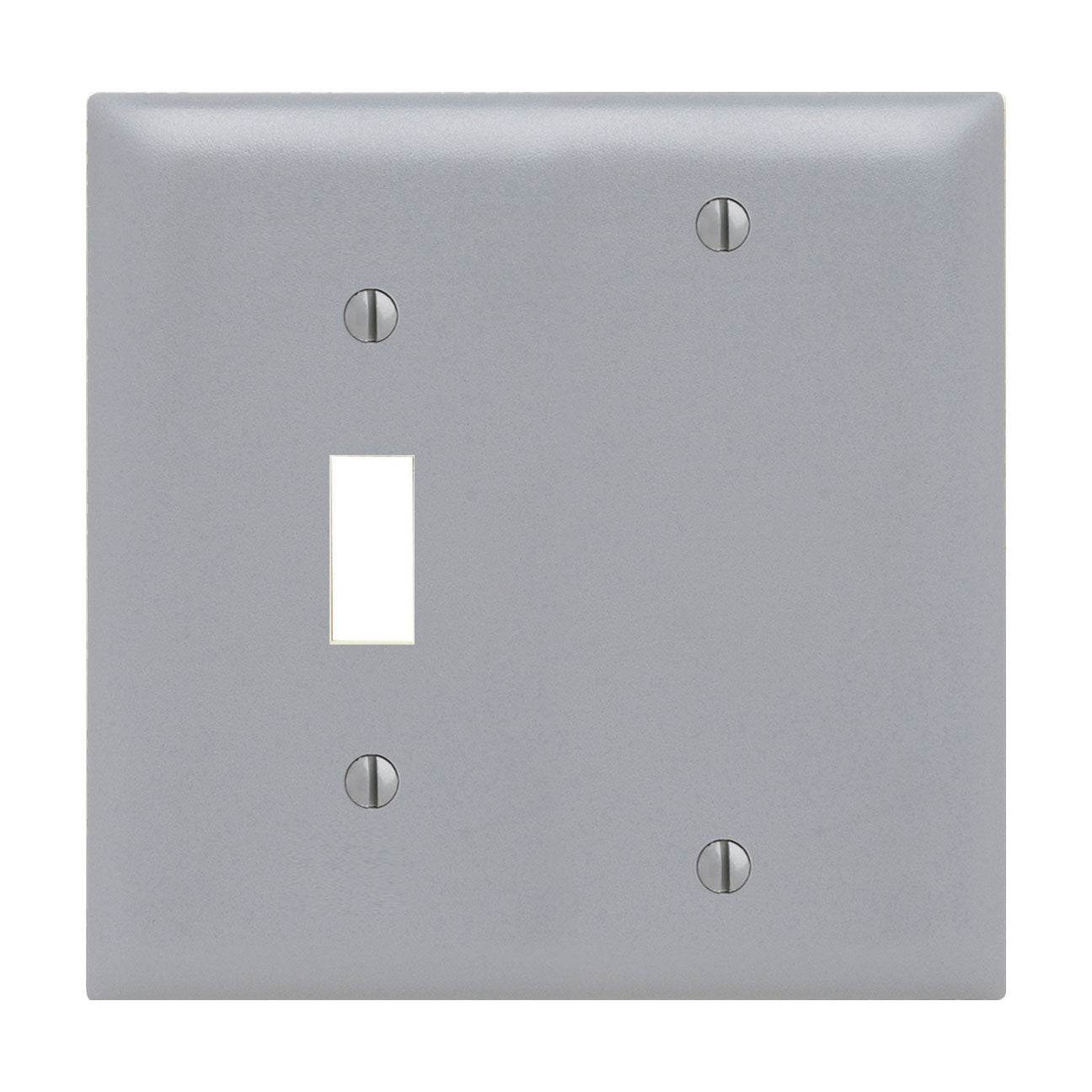 Wall plate: Combination 1 Toggle/1 Blank