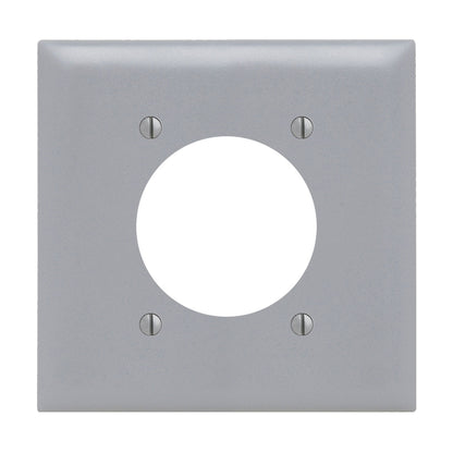 Wall Plate: 2G 250V Receptacle