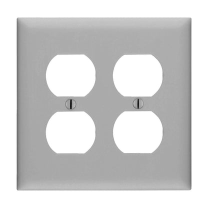 Wall Plate: 2G Duplex Receptacle