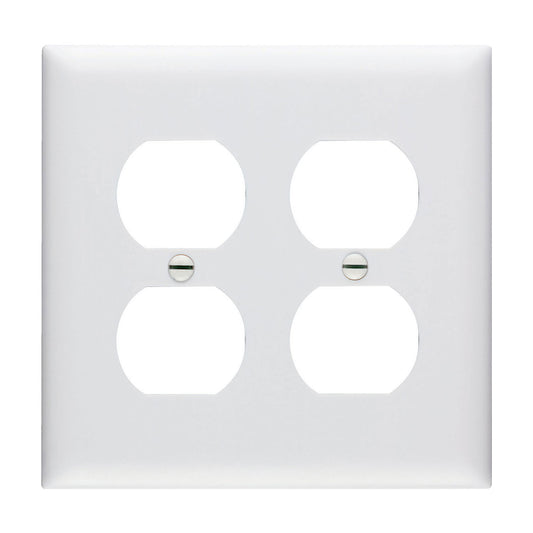 Wall Plate: 2G Duplex Receptacle