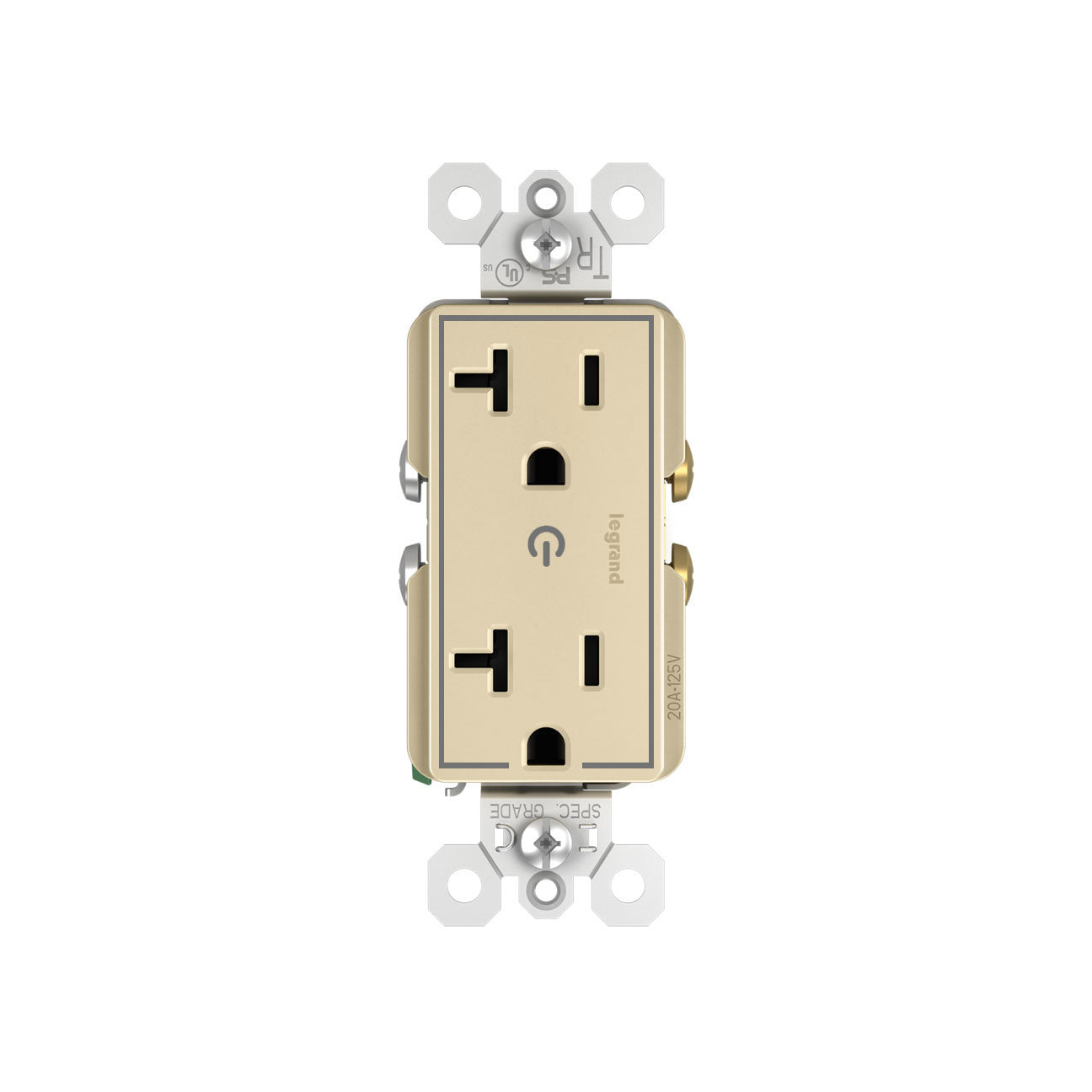 Receptacle: Decora, Full-Controlled, TR, 20A