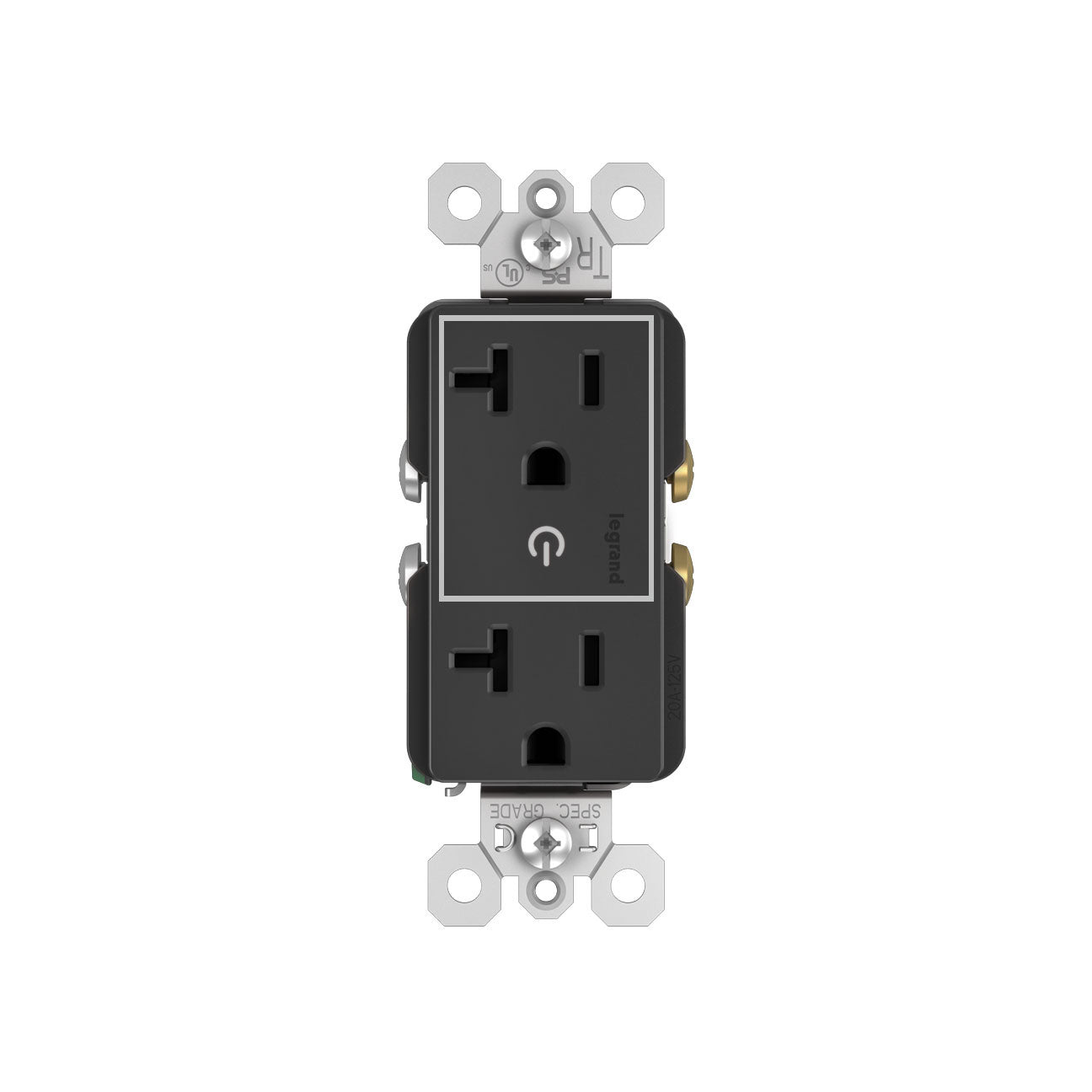 Receptacle: Decora, Half-Controlled, TR, 20A