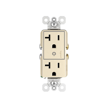 Receptacle: Decora, Half-Controlled, TR, 20A