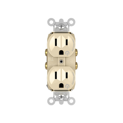 Receptacle: Duplex, Full-Controlled, TR, 15A