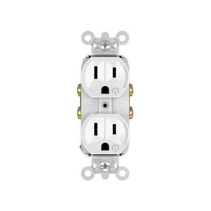 Receptacle: Duplex, Full-Controlled, TR, 15A