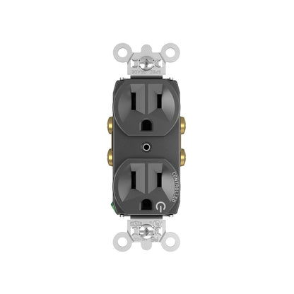 Receptacle: Duplex, Half-Controlled, TR, 15A