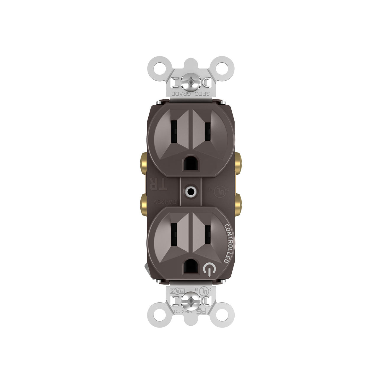 Receptacle: Duplex, Half-Controlled, TR, 15A