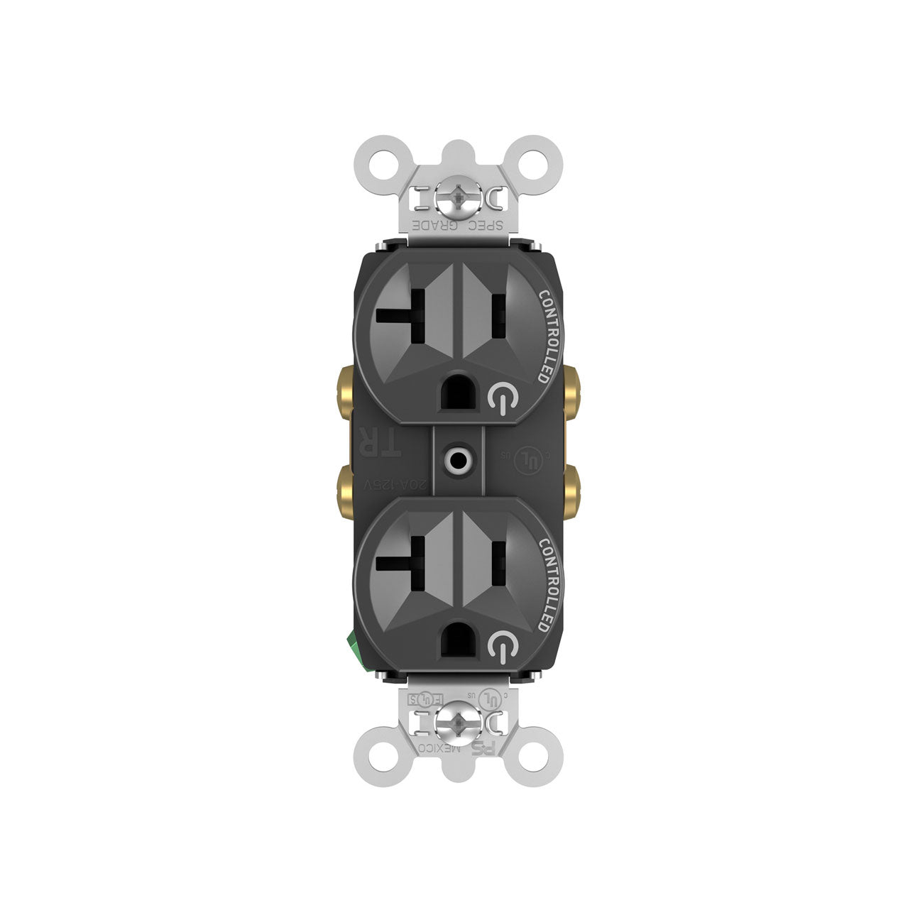 Receptacle: Duplex, Full-Controlled, TR, 20A