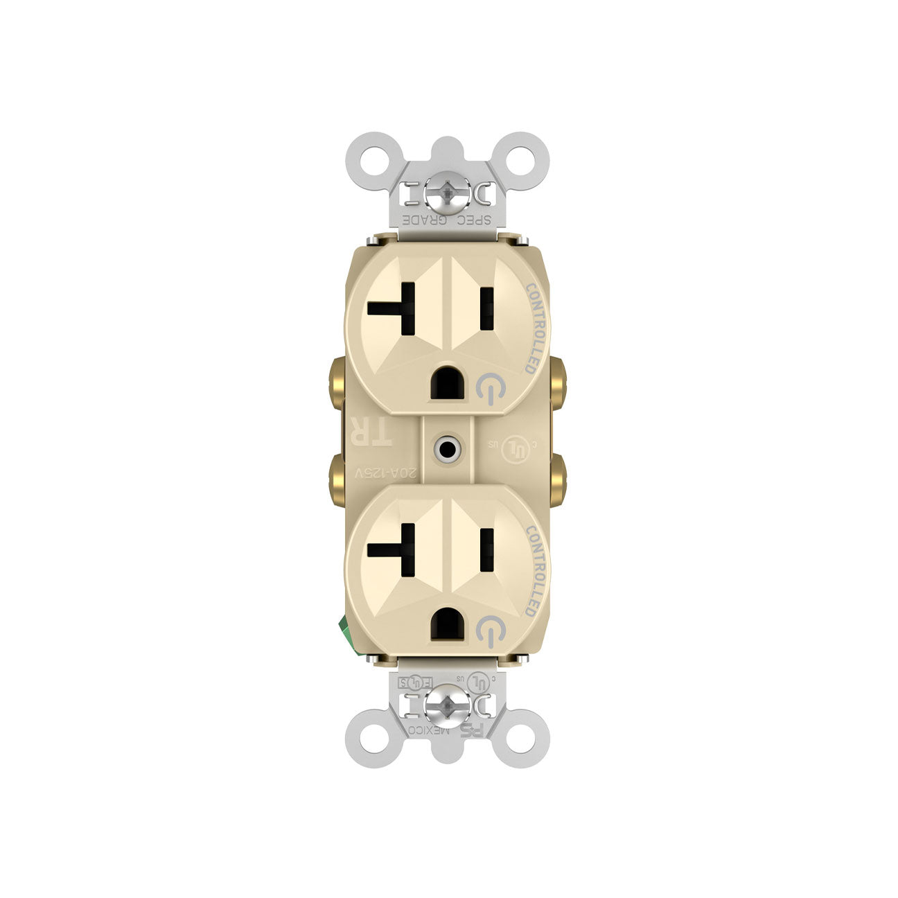 Receptacle: Duplex, Full-Controlled, TR, 20A