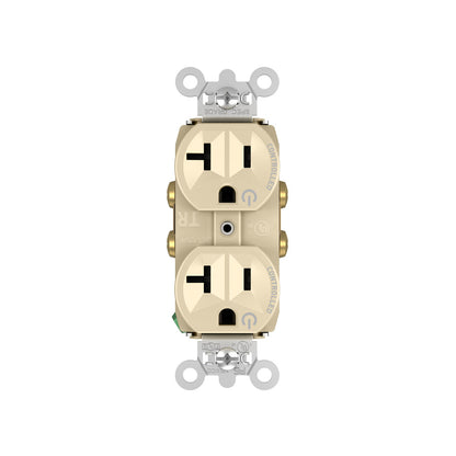 Receptacle: Duplex, Full-Controlled, TR, 20A