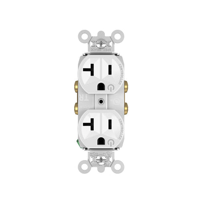 Receptacle: Duplex, Full-Controlled, TR, 20A