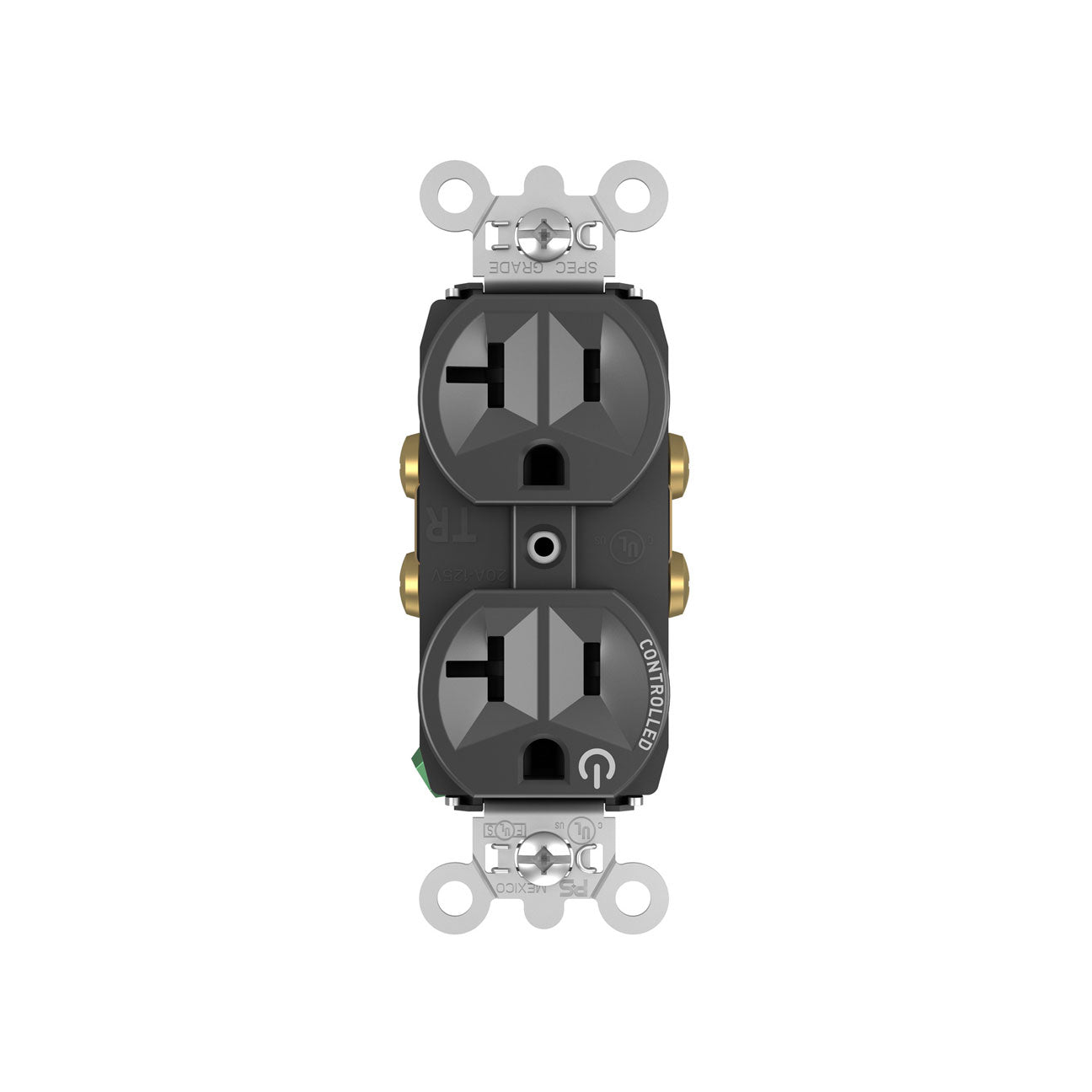 Receptacle: Duplex, Half-Controlled, TR, 20A