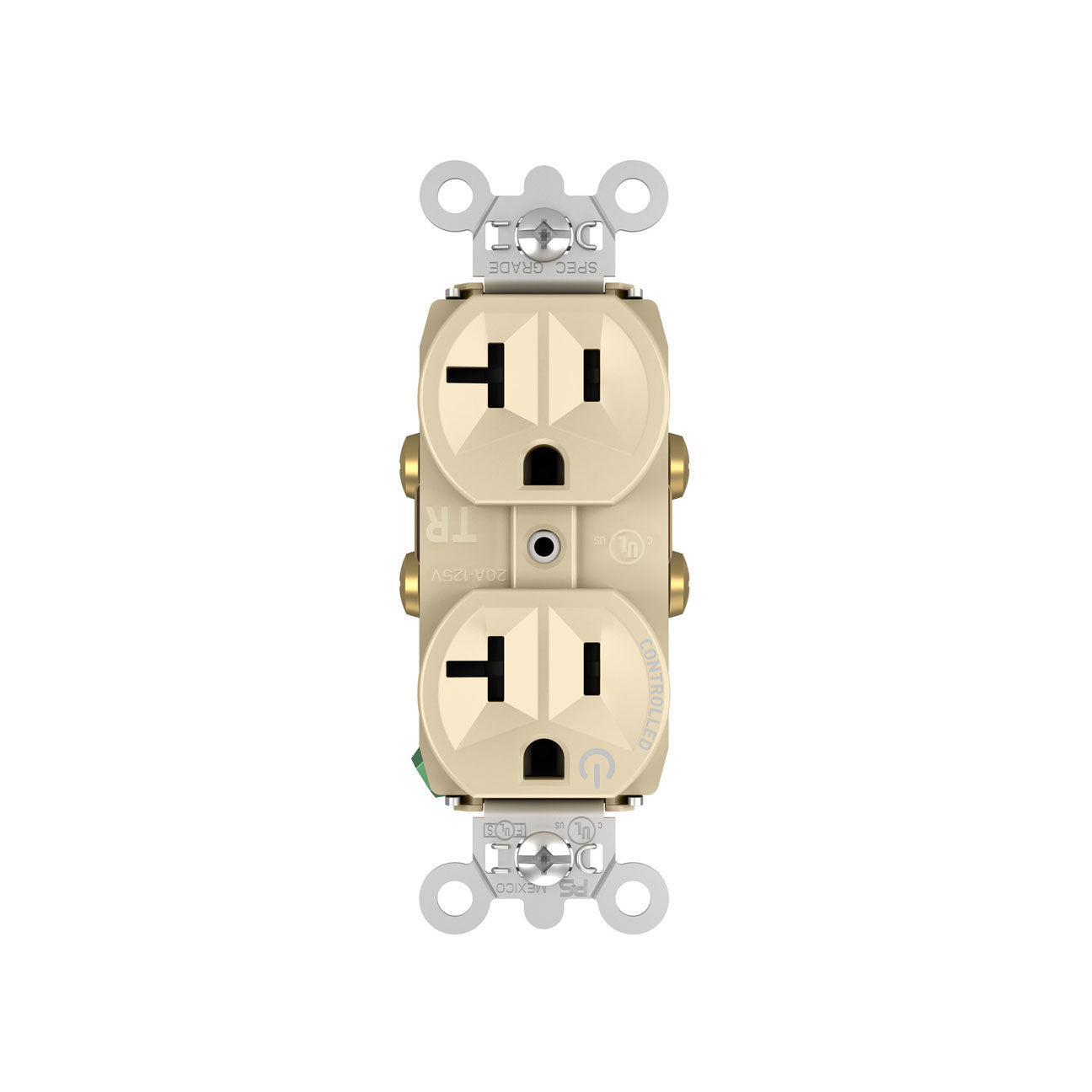 Receptacle: Duplex, Half-Controlled, TR, 20A