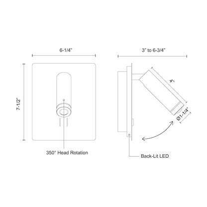 Dorchester 6-in Wall Sconce