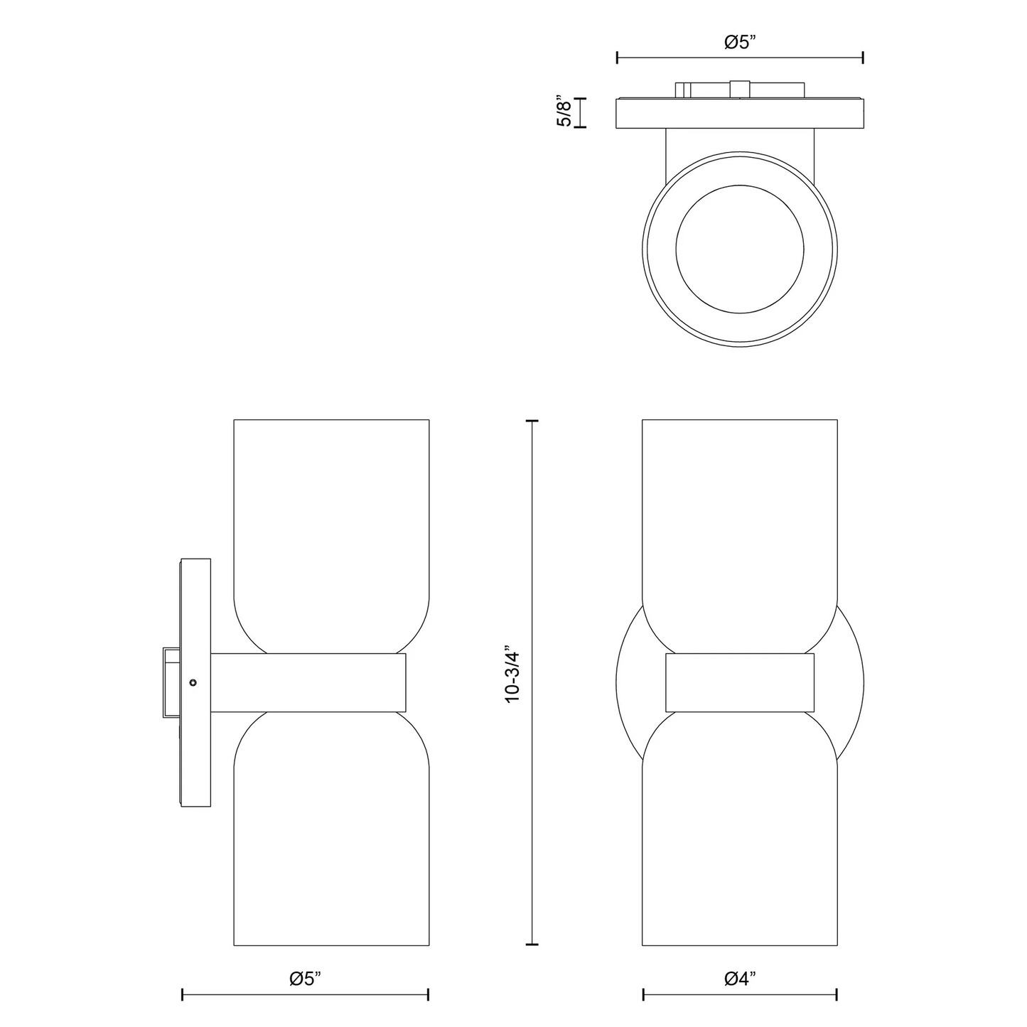 Cedar 11-in Wall Sconce