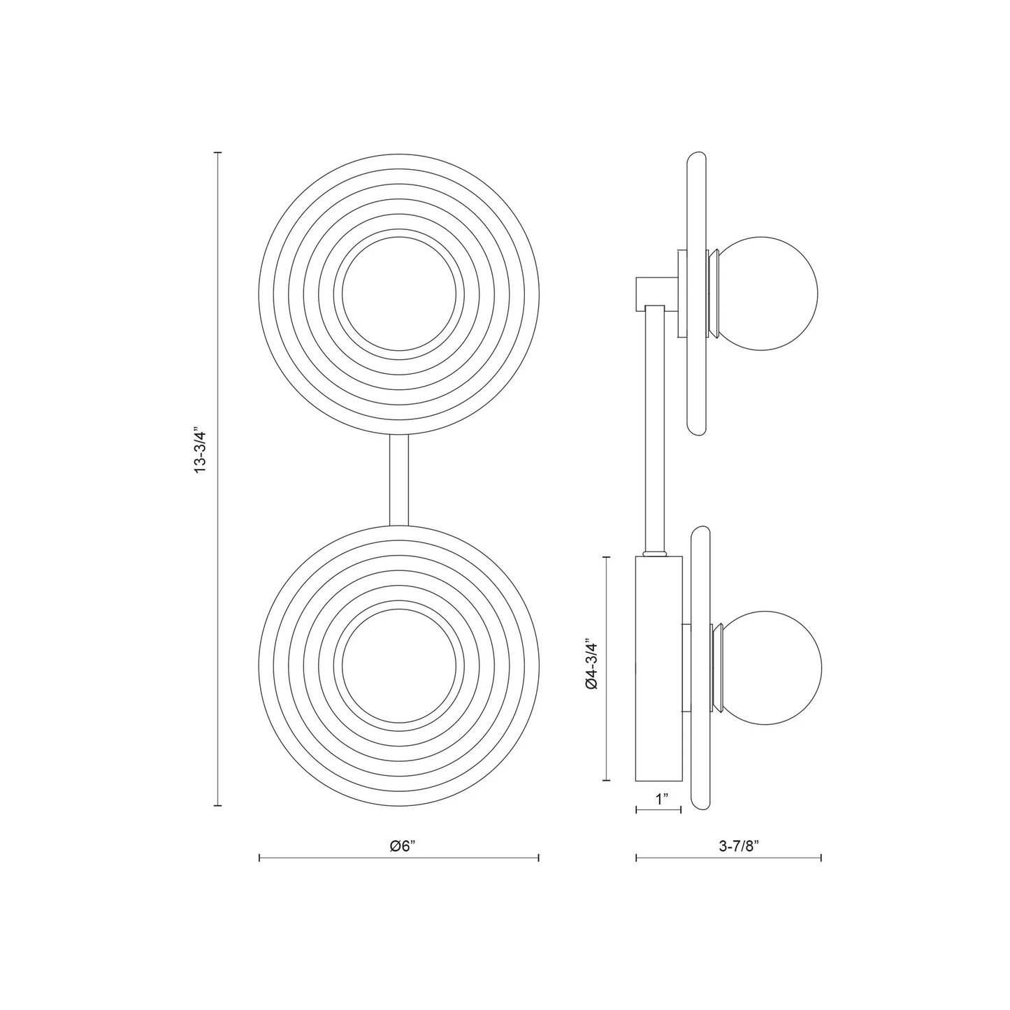 Dahlia 14-in Wall Sconce