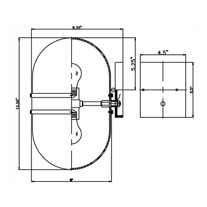 Brian Patrick Flynn Capsule 2 Light Outdoor Sconce